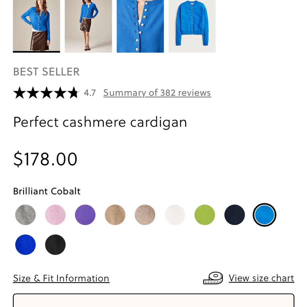 J crew 100% cashmere cardigan size S - Picture 2 of 11